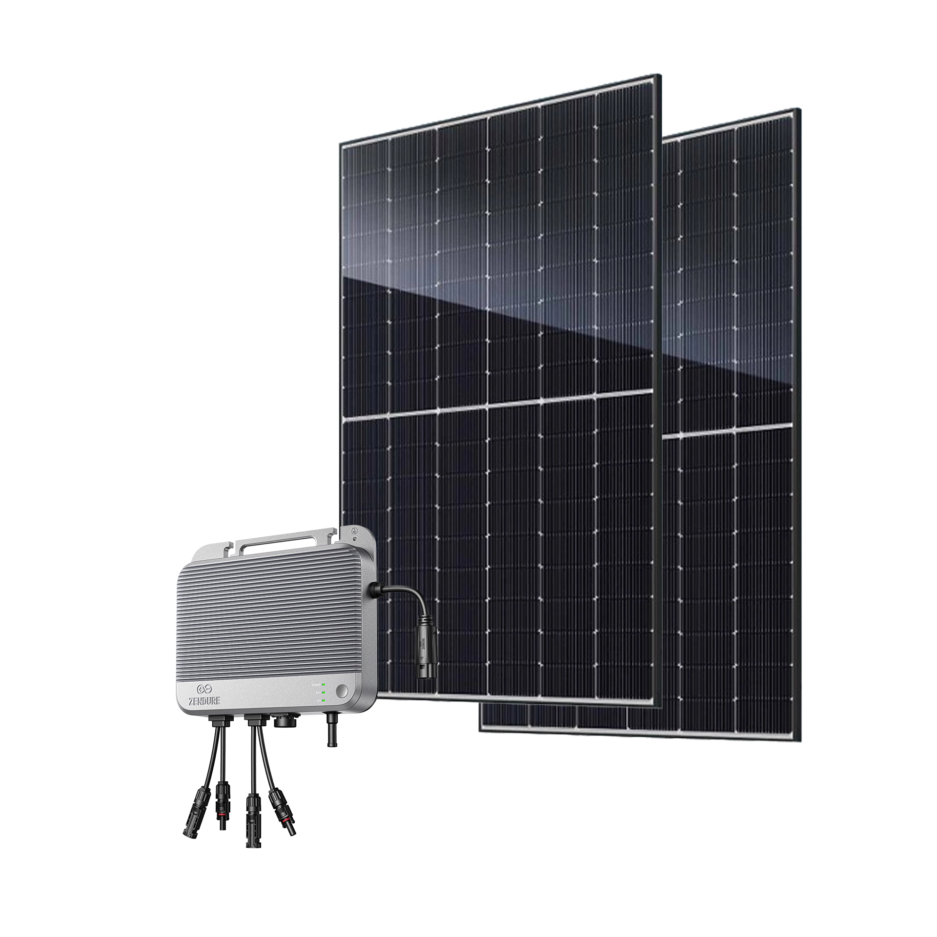 Balkonkraftwerk 930W bifacial Komplettset