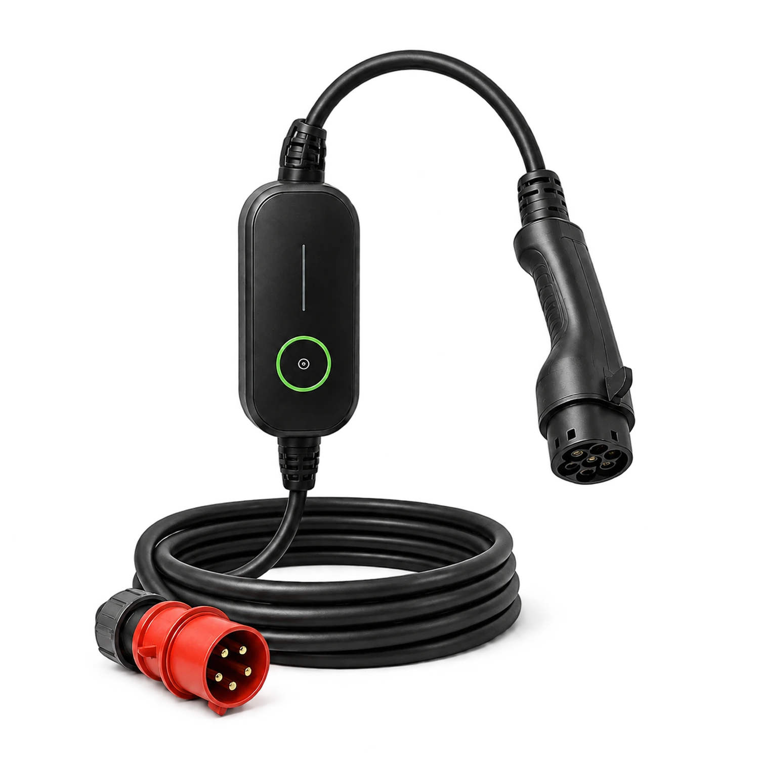 Mobiles Ladegerät für Elektroautos mit Typ-2-Anschluss