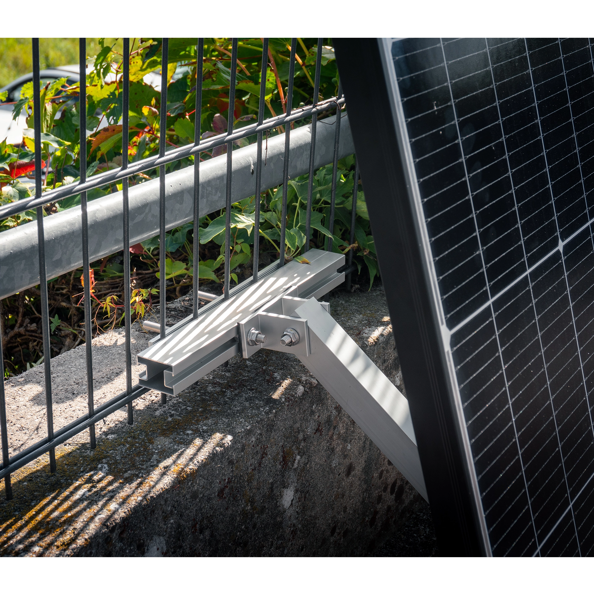 Balkon PV Montageset neigbar