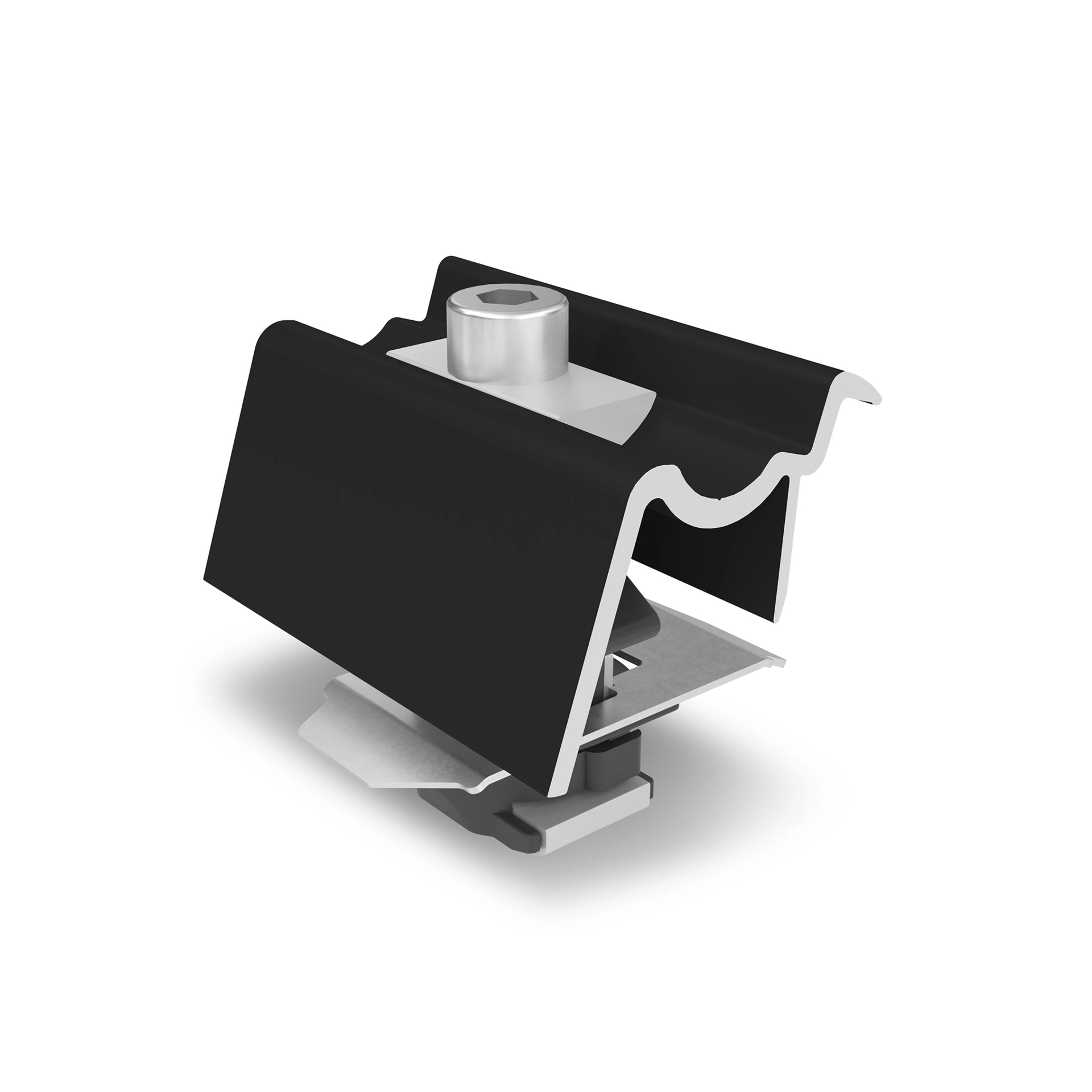 Endklemme Hybrid 30-40 mm schwarz  | 10238