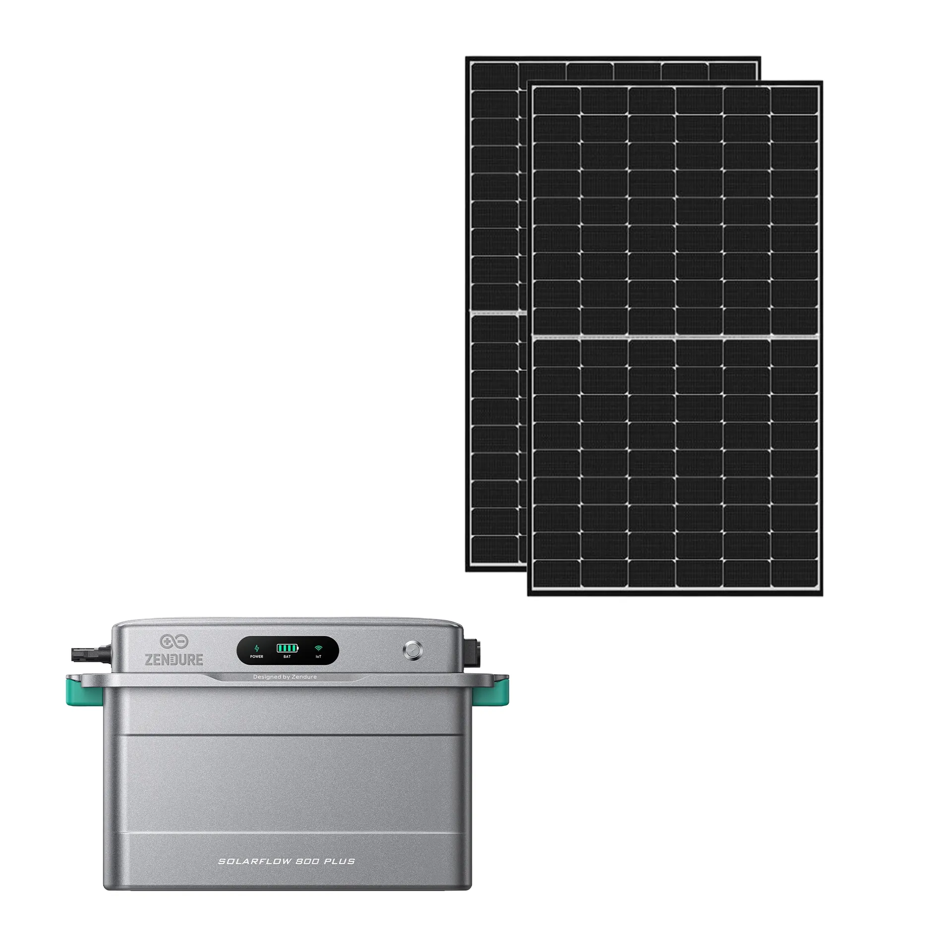 Balkonkraftwerk mit Speicher 930 Wp / 1,92 kWh